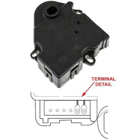Gpd Hvac Actuator, 1712064 1712064